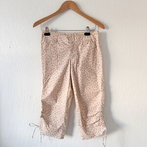Vintage Wet Seal Y2k Floral Print Cropped Pants Capris